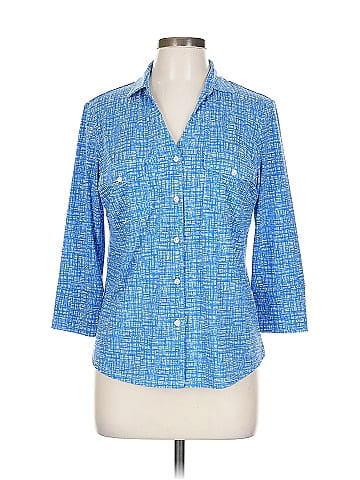 J. McLaughlin 3/4 Sleeve Button-Down Shirt (view 1)