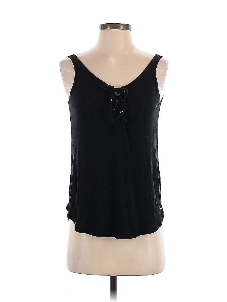 Click to view more detailed imagery on our partner's website Pre-owned Abercrombie & Fitch Tank Top Black Strapless Neckline Tops