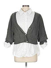 Elan 3/4 Sleeve Button Down Shirt
