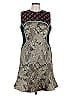 ETRO Graphic Gray Black Cocktail Dress Size EU (IT) 48 / US 12 - photo 1