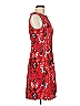 Eva Mendes by New York & Company 100% Polyester Paisley Red Cocktail Dress Size 8 - photo 4