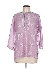 Dkny Jeans 3/4 Sleeve Blouse