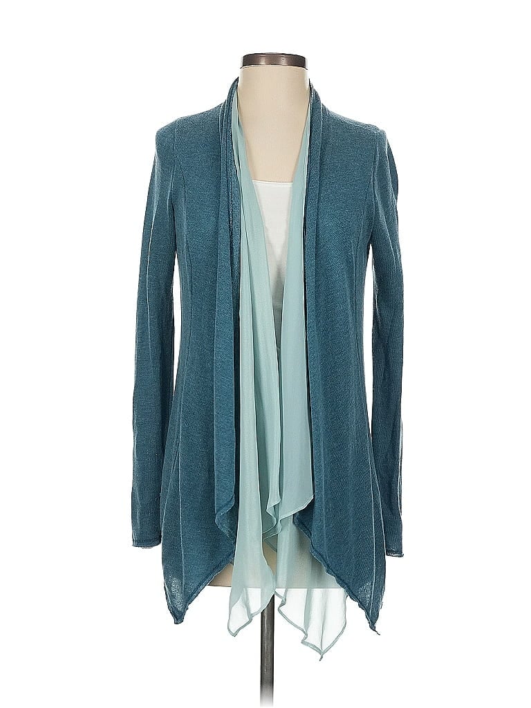 Lola Tonal Stripe Cropped Cardigan - Crystal