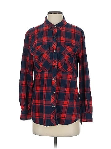 Free Heart Long Sleeve Button-Down Shirt (view 1)