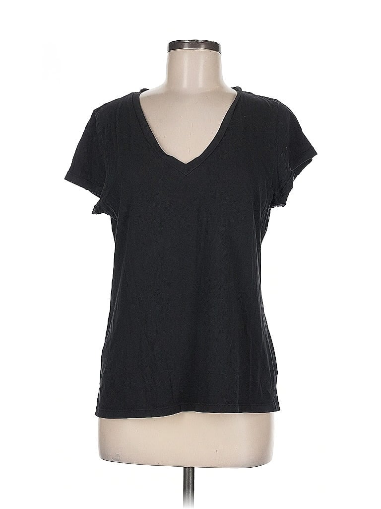 Gap 100% Pima Cotton Black Short Sleeve T-Shirt Size M - photo 1