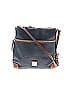 Dooney & Bourke 100% Leather Blue Black Leather Shoulder Bag One size - photo 1