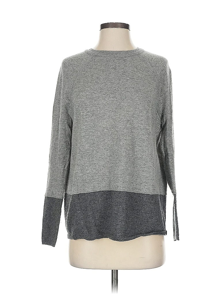 Pre-owned Vince Pullover Sweater In Gray