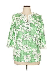 Alfred Dunner 3/4 Sleeve Blouse