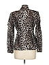 A.L.C. Animal Print Gold Blazer Size 6 - photo 2