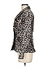 A.L.C. Animal Print Gold Blazer Size 6 - photo 5