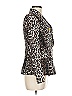 A.L.C. Animal Print Gold Blazer Size 6 - photo 4