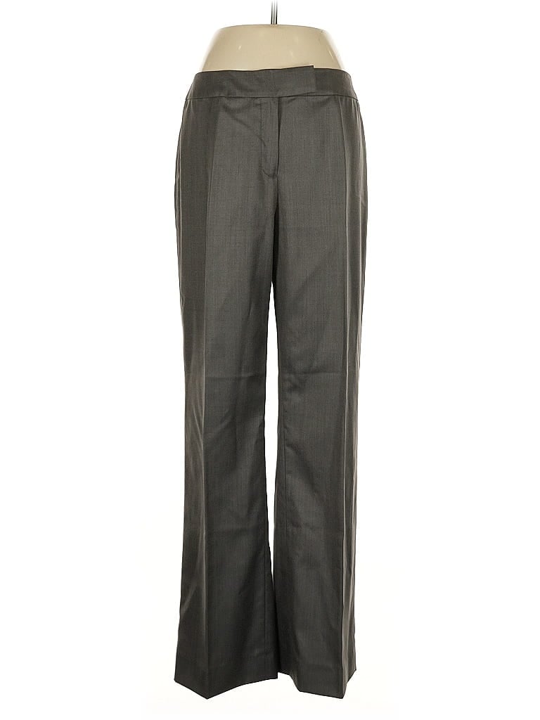 Pre-owned Albert Nipon Dress Pants In Gray