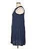 Caralase Solid Blue Casual Dress Size XL - photo 4