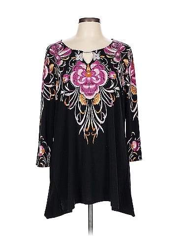 JM Collection 3/4 Sleeve Blouse (view 1)