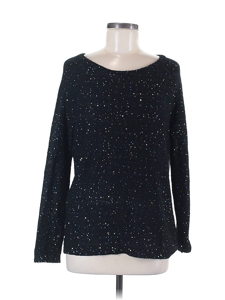 Pre-owned Assorted Brands Pullover Sweater In Black