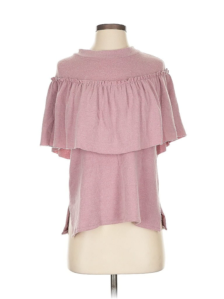 Pre-owned Ceri Hoover Cardigan Sweater In Pink