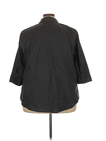 Riders by Lee 3/4 Sleeve Button-Down Shirt (view 2)