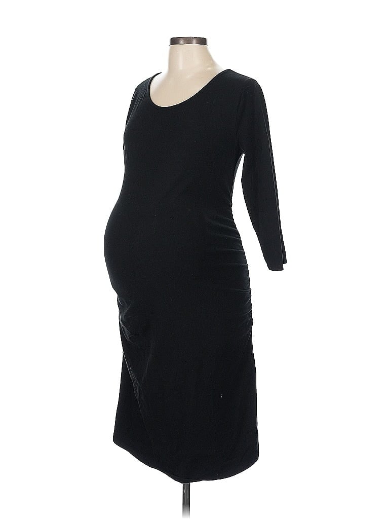 Ingrid + Isabel Black Casual Dress Size L - photo 1