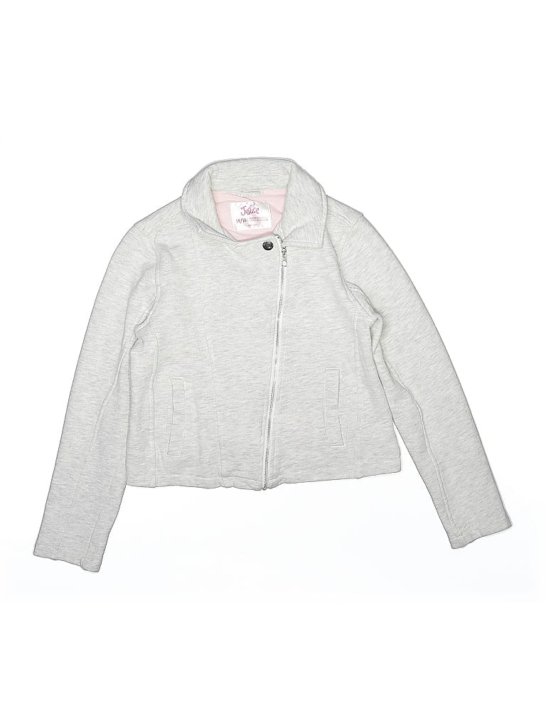 Pre-owned Justice Kids' Jacket In Gray