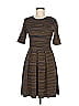 M Missoni Tweed Brown Blue Casual Dress Size EU (IT) 42 / US 6 - photo 1