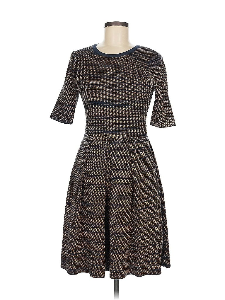 M Missoni Tweed Brown Blue Casual Dress Size EU (IT) 42 / US 6 - photo 1