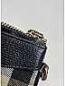 Burberry Plaid Black Tan House Check Peyton Canvas Clutch One size - photo 6