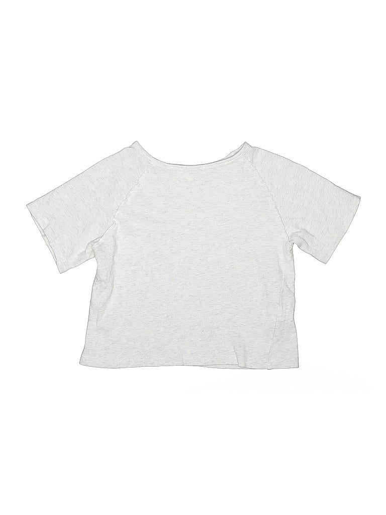 Zara Kids 100% Cotton Silver Gray Short Sleeve T-Shirt Size 6 (big kids) - photo 1