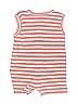 Kate Quinn Organics 100% Organic Cotton Stripes Orange Short Sleeve Outfit Size 6-12 mo - photo 2