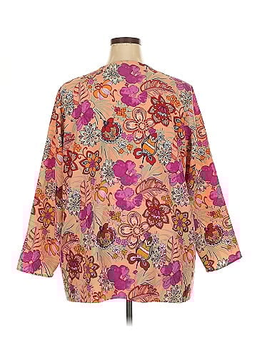 Roaman's 3/4 Sleeve Blouse (view 2)
