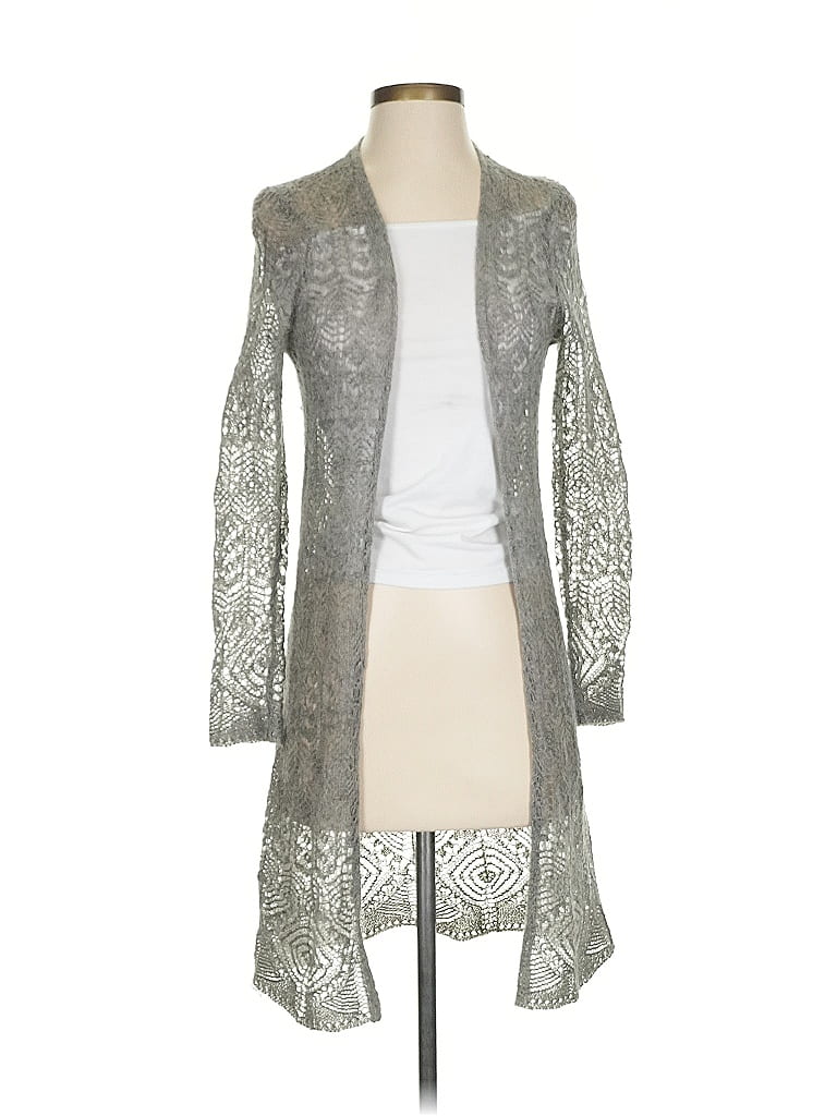 Pre-owned Polo Ralph Lauren Cardigan Sweater In Gray