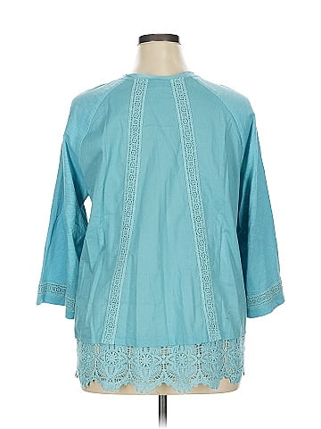 LOGO Lavish 3/4 Sleeve Blouse (view 2)