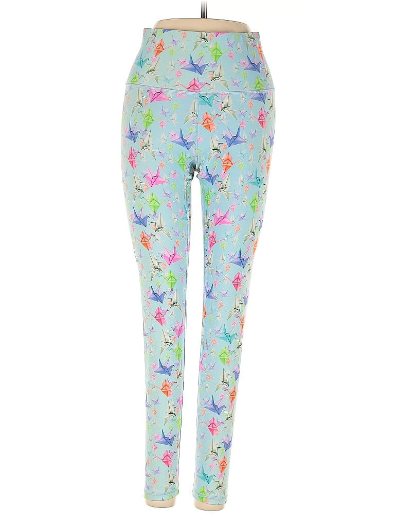 Terez Print Blue Leggings Size S - photo 1