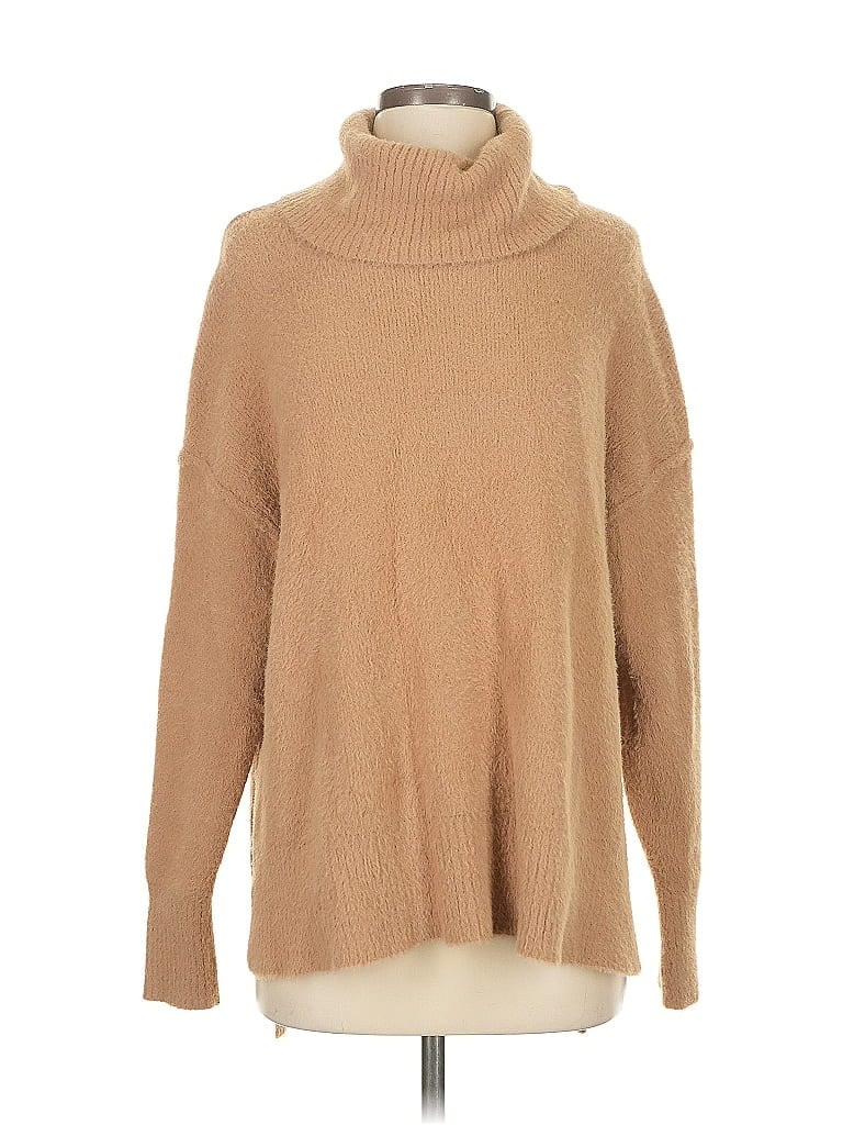 Pre-owned Aerie Turtleneck Sweater In Brown