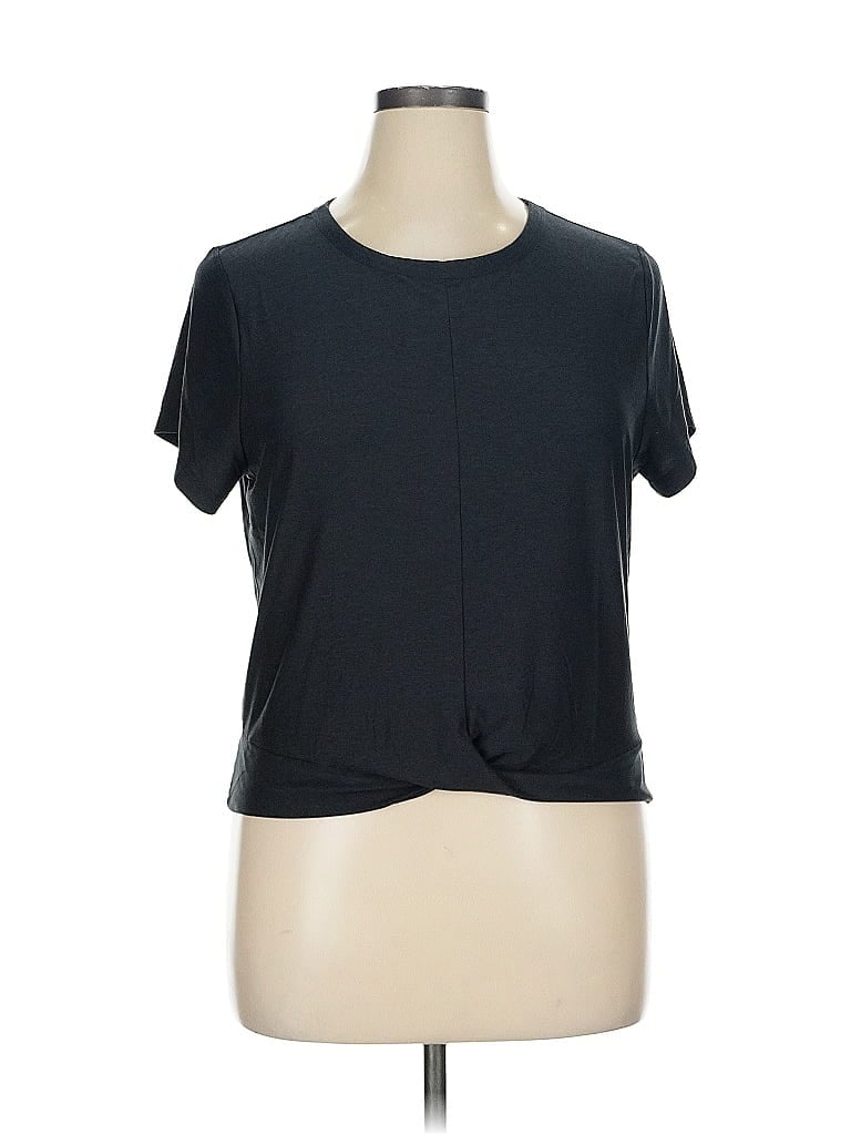 Pre-owned Active By Old Navy Short Sleeve T-shirt In Black