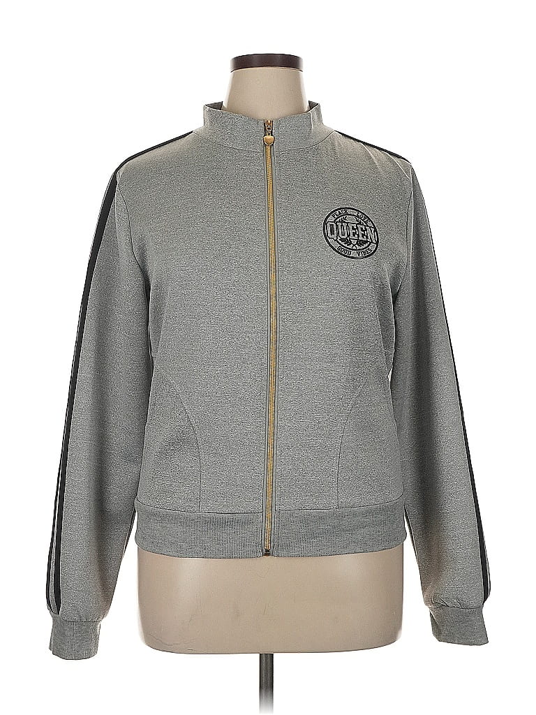 Street One Gray Polyester Coat main image 1