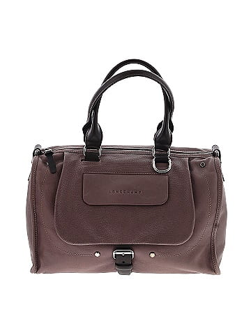Longchamp Leather Satchel (view 1)