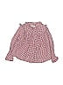Zara Baby Checkered-gingham Red Long Sleeve Blouse Size 12-18 mo - photo 1