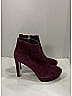 Prada 100% Suede Burgundy Ankle Boots Size EU 40 1/2 - photo 9
