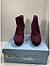 Prada 100% Suede Burgundy Ankle Boots Size EU 40 1/2 - photo 7