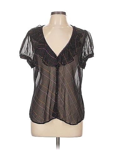 Twelfth Street by Cynthia Vincent Short Sleeve Silk Top (view 1)