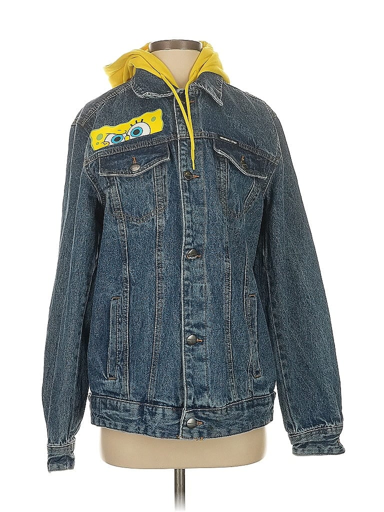 Members Only 100% Cotton Blue Denim Jacket Size S - photo 1