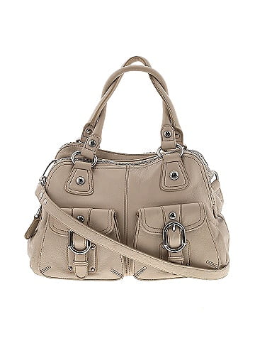 B Makowsky Leather Satchel (view 1)
