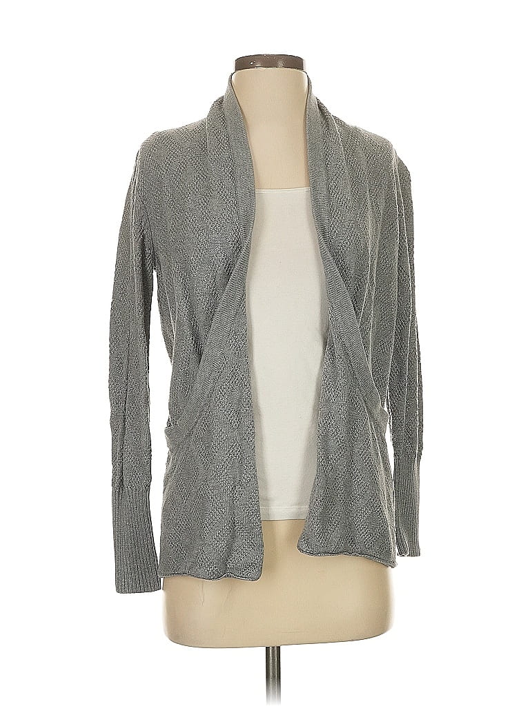 Pre-owned Market & Spruce Cardigan Sweater In Gray