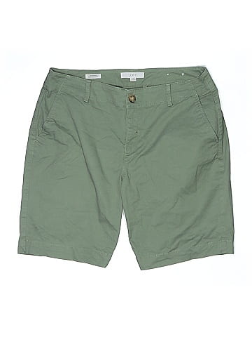 Ann Taylor LOFT Khaki Shorts (view 1)