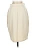 St. John Collection Solid Ivory Wool Skirt Size 4 - photo 1