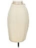 St. John Collection Solid Ivory Wool Skirt Size 4 - photo 2