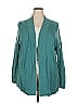 Talbots Outlet 100% Cotton Teal Cardigan Size 2X - photo 1