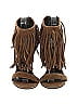 Elyse Walker 100% Leather Brown Tan Heels Size EU 35 1/2 - photo 2