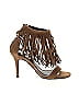 Elyse Walker 100% Leather Brown Tan Heels Size EU 35 1/2 - photo 1