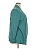 Talbots Outlet 100% Cotton Teal Cardigan Size 2X - photo 4